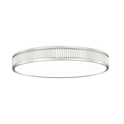 Arne 20.75 inch 1 Light Flush Mount in Matte Black