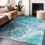 Tapis bleu sarcelle lavable à la machine intérieur / extérieur Cinead ACN1705-104740132