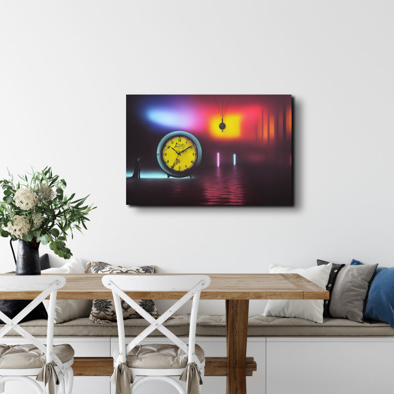 «Persistance of Memory Reimagined 51» par Stephen Chambers, impression sur toile tendue, L 36 po x H 32 po