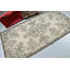Authentique tapis turc beige Oushak artisanal servant de tapis décoratif rehaussant l'esthétique de votre espace de vie