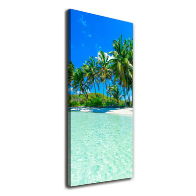 Tropical Beach - Wrapped Canvas Print