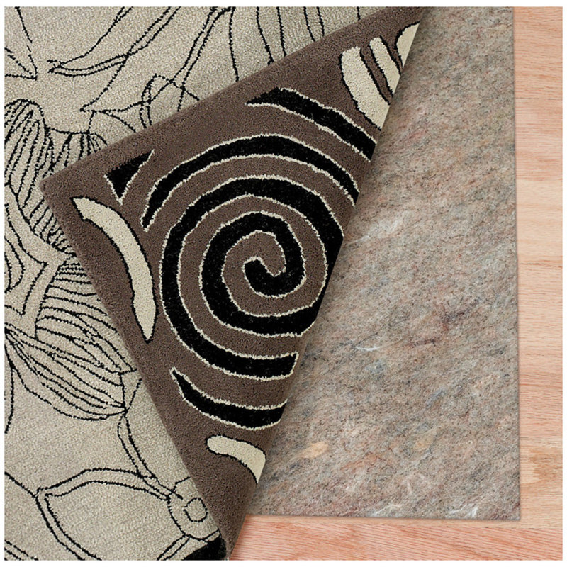 Abraam 0.25'' Thick Non Slip Rug Pad, Rectangle 5' x 8'