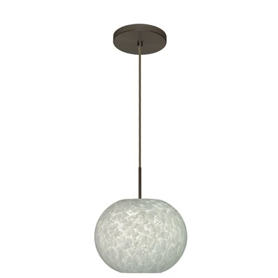 Luna 1 - Light Single Globe Pendant -  Besa Lighting, 1JT-477619-BR