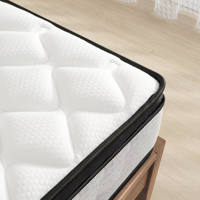 12-Inch  Pocket Spring & Memory Foam Hybrid Mattress For Cool Comfort And Lasting Support, Full