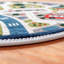 Tapis en velours doré multicolore-1405236456