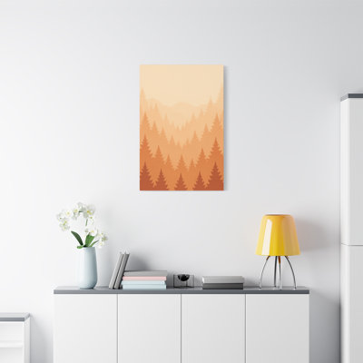 Apel Single Picture Frame Print on Canvas