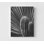 Impression de cactus ombres, noir et blanc minimaliste