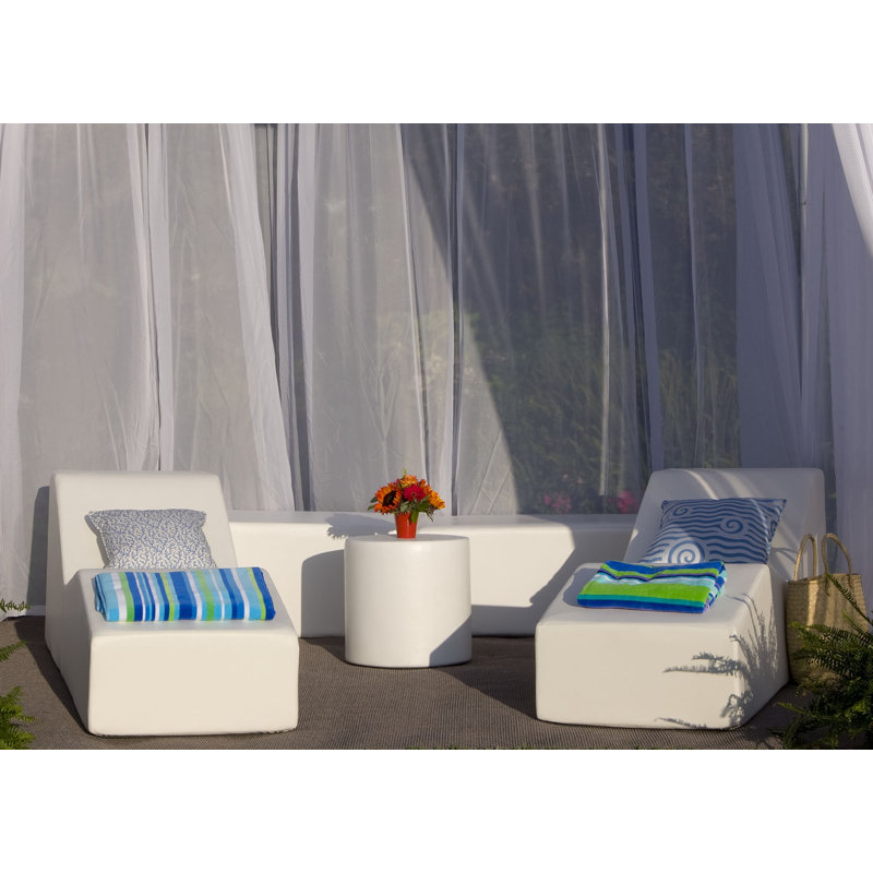 Outdoor 5 - Piece Conversation Set, Chill White