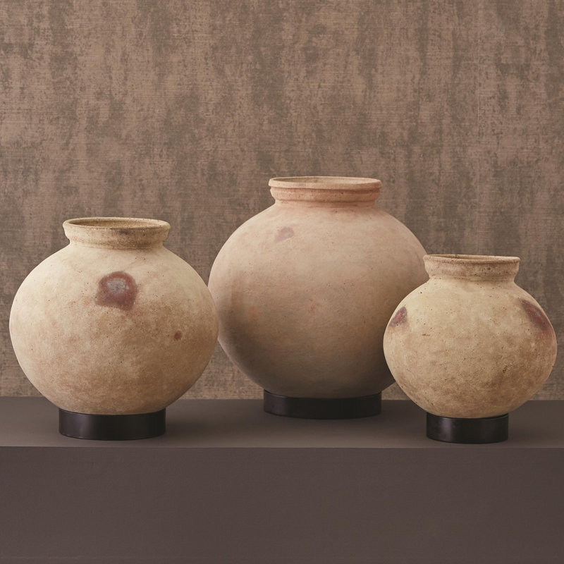 Desert Water Pot w/Iron Base-XLg