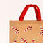 Sac-cadeau de Noël en jute avec stratifié-135785118