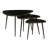 Drift Set of 3 Nesting Tables - Black
