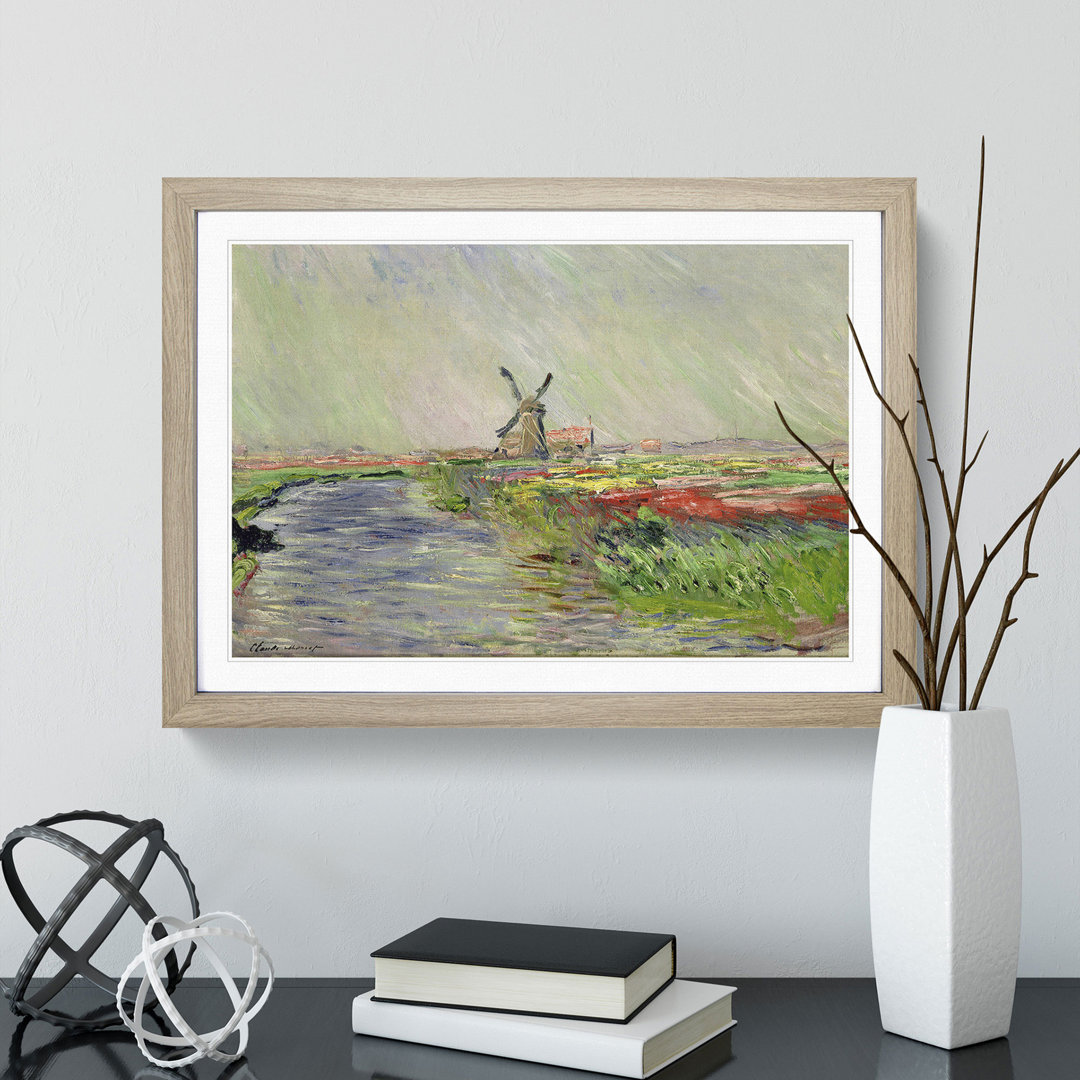 Field of Tulips, Holland by Claude Monet - Picture Frame Painting