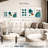 Avery Minimalist Teal Blots-106307960