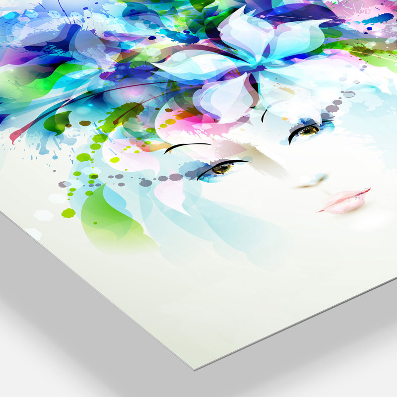 Fleurs - Impression sur toile tendue, H 8 po x l 12 po x P 1 po, Toile tendue