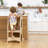 ECR4Kids Chef's Helper Kitchen Tower, Step Stool-108190417