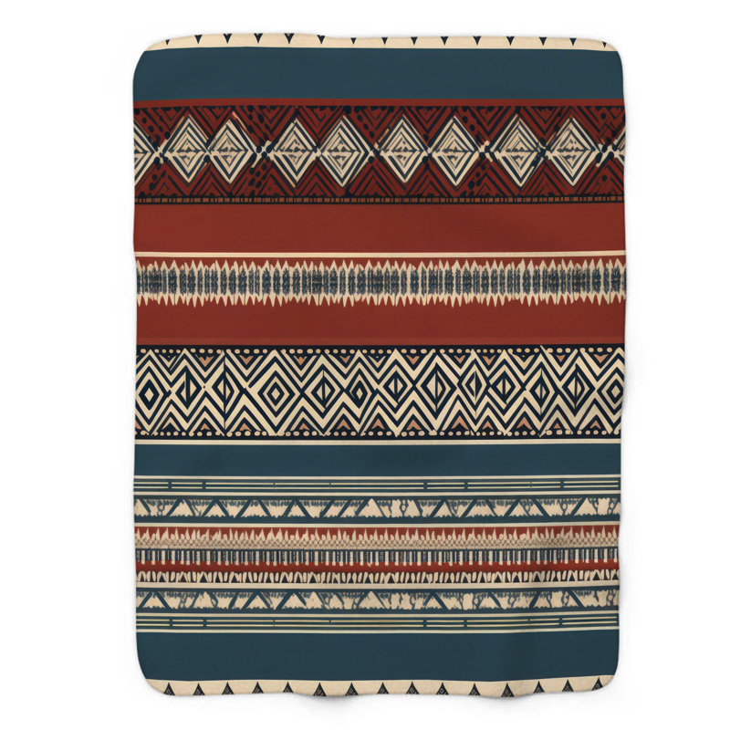 Nomadic Prints - 1 pièce Sherpa Premium, Grand lit