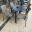 Chaise de patio empilable Aquil-593786441