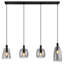 Broxton Linear Pendant Light Set, 4 Light