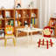 Ensemble de table pour enfants et 2 chaises, ensemble de 3 pièces de table et de tout-petits pour enfants, ensemble de table de jeu en bois