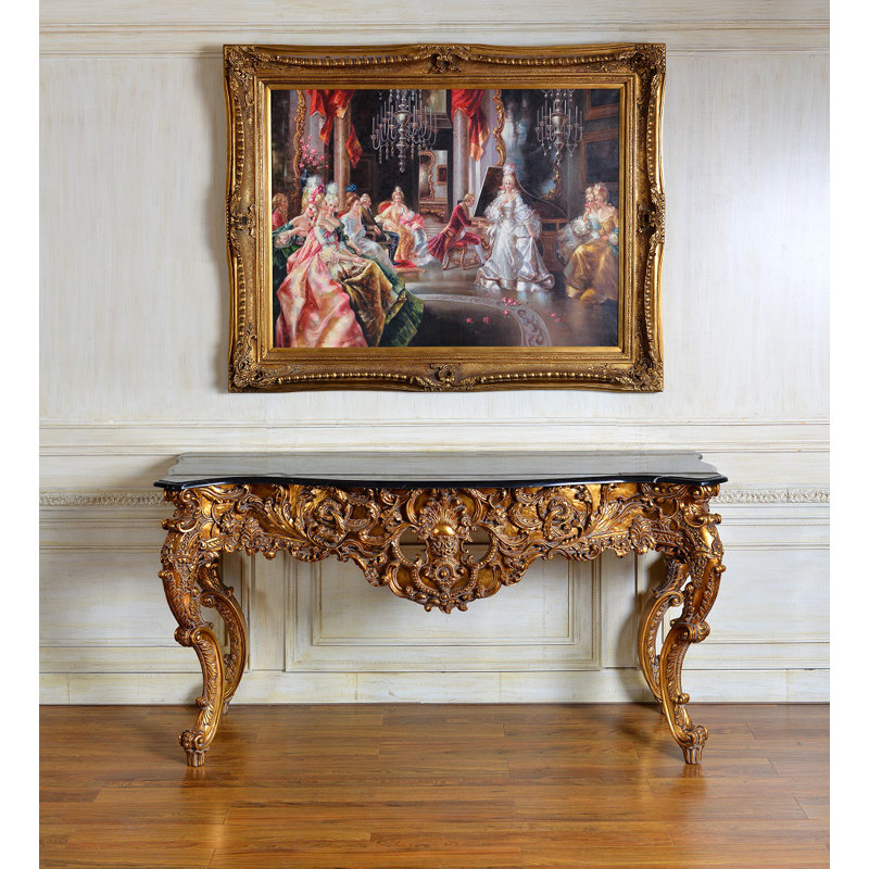 72'' W Marble Console Table