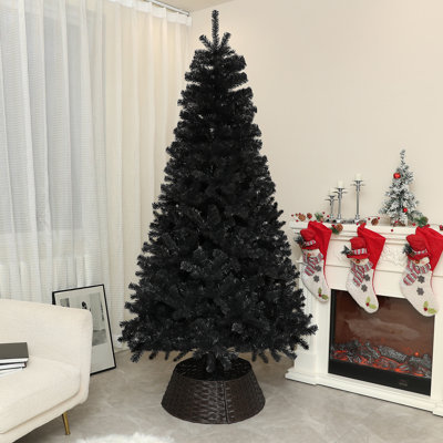 Arbre de Noël artificiel HOMcom 7,5 pi