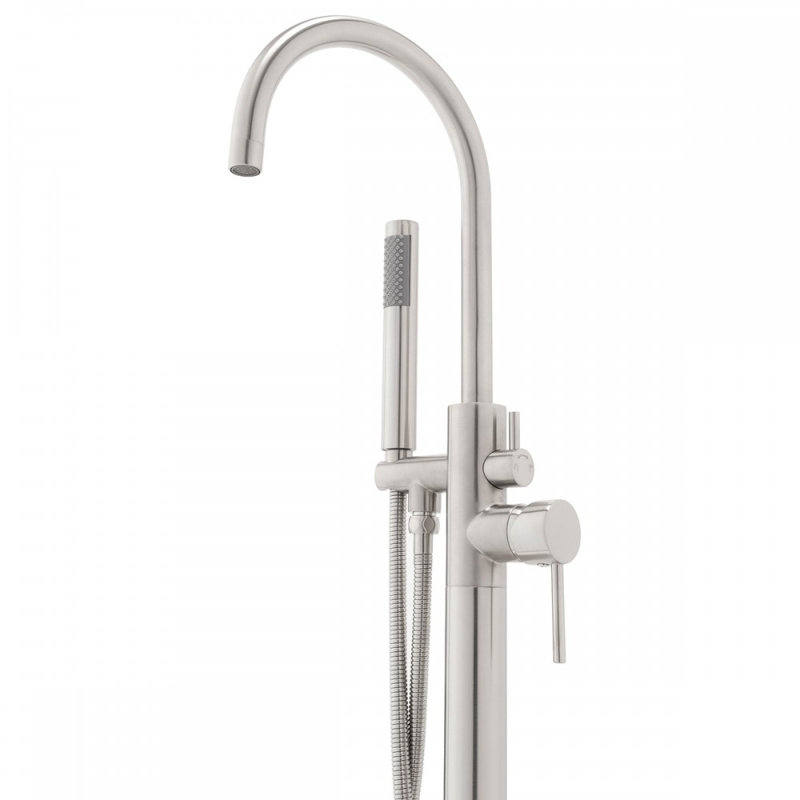 Robinet de baignoire Kami II, Nickel brossé