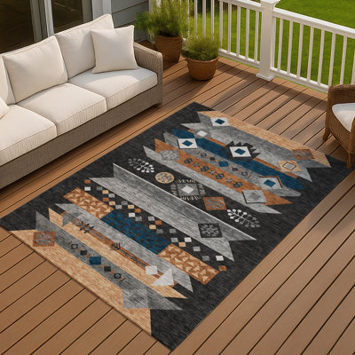 Tapis intérieur / extérieur lavable à la machine Chantille ACN2499 Global