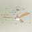 52 Inch Ceiling Fan With Dimmable Led Light 6 Speed Remote 3 Wood Blade Reversible DC Motor For Bedroom