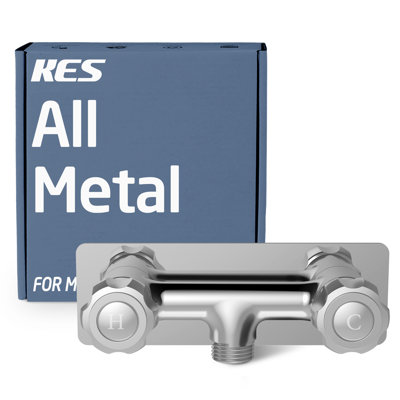 KES All Metal RV Shower Faucet, Leak-Proof 4 Inch Camper Shower Faucet Valve Diverter Replacement, Solid One-Piece Brass Body (Valve Only, Showerhead Not Included),