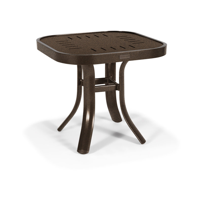 Table de bout carrée 24 po Icon, Brun / java