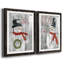 «Let It Snow Snowman», ensemble de 2 reproductions d'art textuel-1016245519-1016245516-1016245617