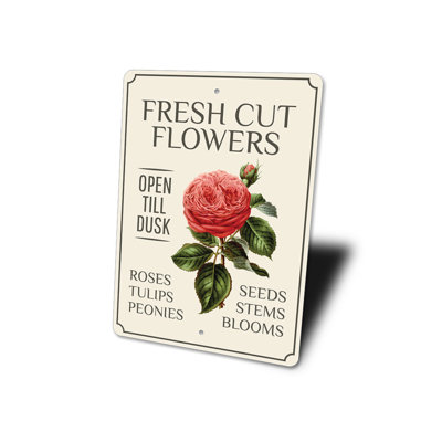 Plaque rose en aluminium