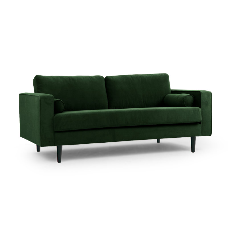 Boubacar 4 Seater Sofa, Black, 4, Dark Green
