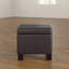Louella 42cm Wide Faux Leather Square Cube Ottoman with Storage-17789668