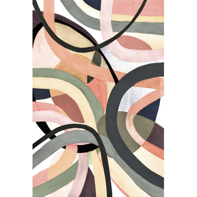 Pastel Tangle II by Nikki Galapon - Wrapped Canvas Painting