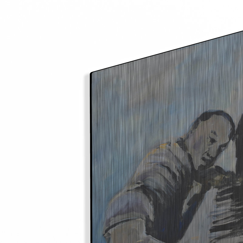  «Hear To The Music 2» par Allayn Stevens, art mural en métal, 16 po x 24 po, H 24 po x l 16 po