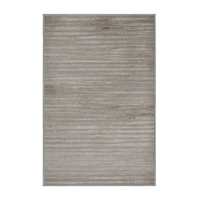 Tapis abstrait gris lavable à la machine, Tapis de couloir 2 pi x 4 pi