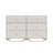 Commode double 6 tiroirs l 54,3 po Blair