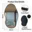  Miroir ondulé mural irrégulier pour vestiaire, chambre à coucher, salon et vestibule-2109948838-2109948832