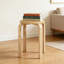 Ensemble de 4 tabourets empilables empilables sans dossier 18 po-2062216659