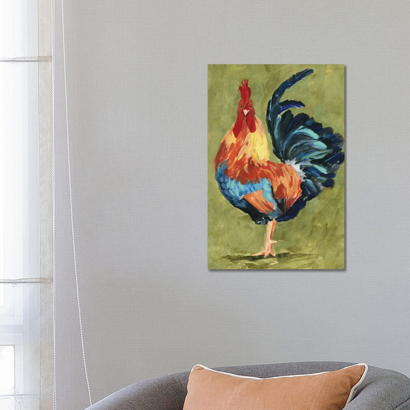 " Chicken Scratch IV " by Victoria Borges, Wrapped Canvas, No Matte, 26" H x 18" W x 1.5" D