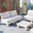 Shenia Outdoor Upholstered Coversation Set