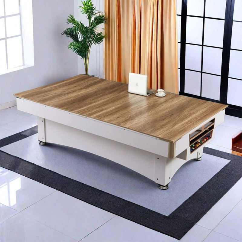 Table multi-jeux, H 32 po x l 84 po x P 48 po, Vert / blanc