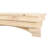 Rustic Floating Wood Fireplace Mantel Shelf with Arched Corbels - Pine Wood-164010024-164010030