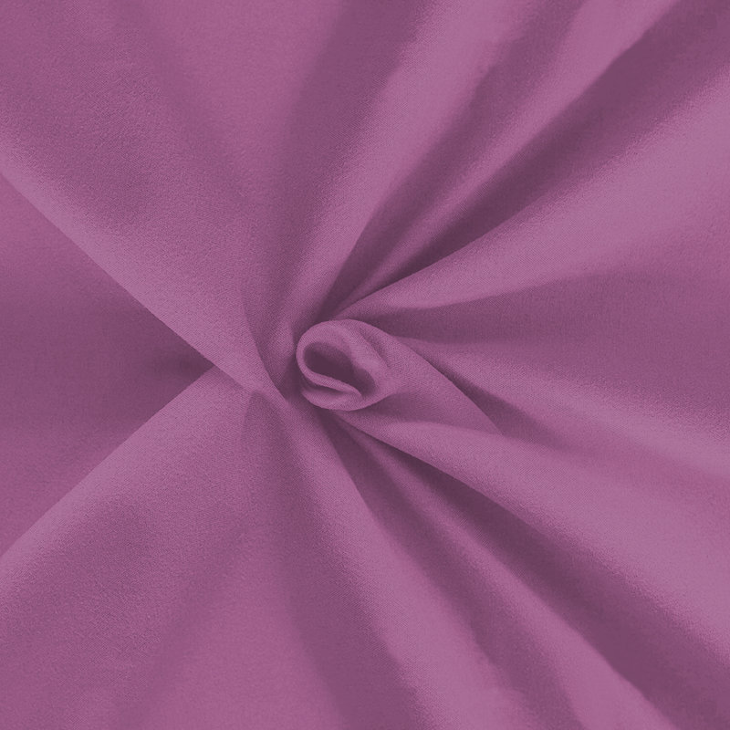 40 cm Soft Brushed Microfiber Extra Deep Fitted Sheet, Super King (6'), Lilac/Purple