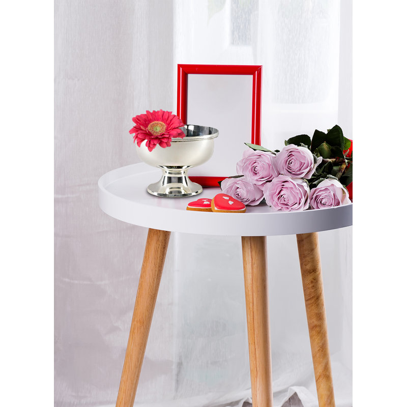 Bol festonné en argent Wrought Studio ™ - centre de table décoratif élégant pour les mariages, les événements et la décoration intérieure, finition polie, polyvalent pour les arrangements floraux ou le rangement, 6 po de diamètre et 4,5 po de h