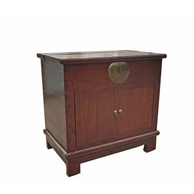 Early Solid Wood Accent Cabinet