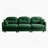 Three-Seat Modular Sectional Couch With Soft Chenille, High-Density Foam, Tufted Cushion Backrest, Ergonomic Design And Wooden Base For Living Spaces-227378440-227378441