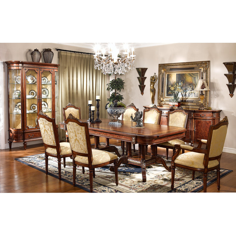 Labrecque Beech Solid Wood Top Dining Table