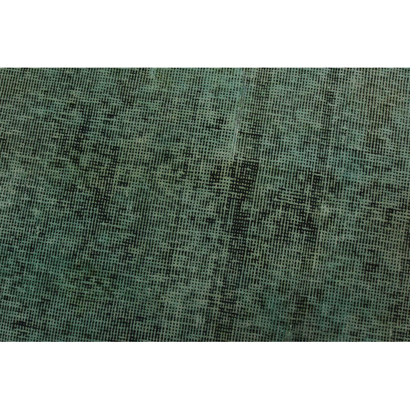 Tapis oriental noué à la main en laine rétro bleu 2 pi x 3 pi 10 po